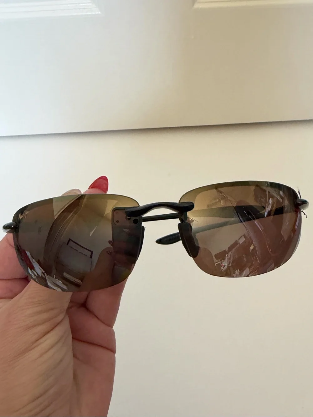 Maui Jim Ho’okipa Polarized Sport Sunglasses with Brown Lenses, New, never worn